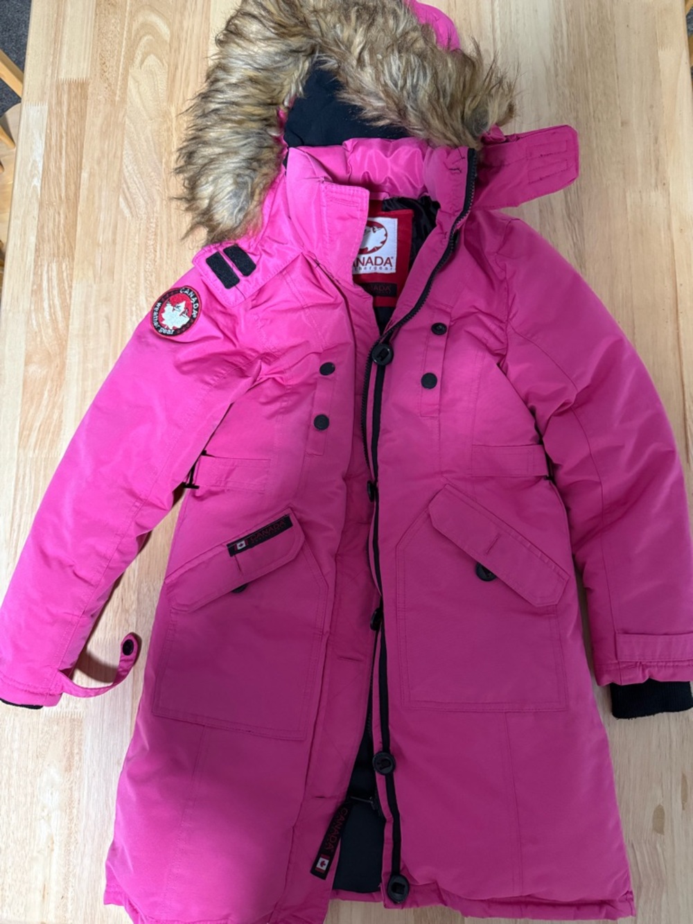 Canadian Weather Gear Coat Jacket Pink Large